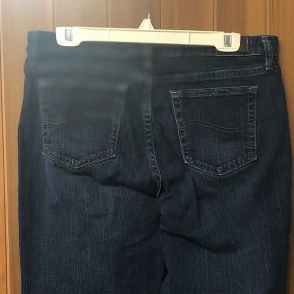 Lee Just Below The Waist Straight Leg Denim Jeans 14S - Picture 5 of 9